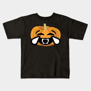 Halloween Pumpkin : Emoji Edition Kids T-Shirt